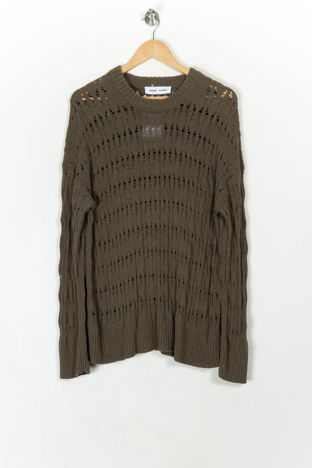 Pull Vert - Taille XS/34 de la marque Samsoe Samsoe | PARAD121638 - Vendu par Paradigme - Image 2