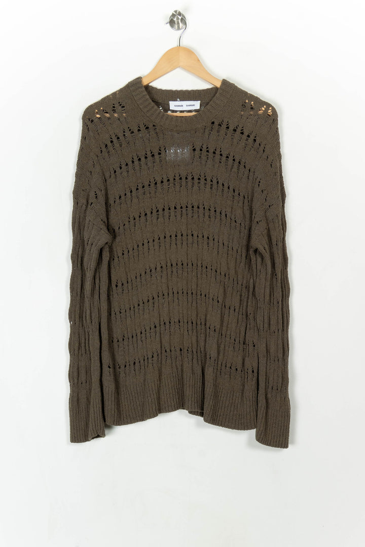 Pull Vert - Taille XS/34 de la marque Samsoe Samsoe | PARAD121638 - Vendu par Paradigme - Image 2