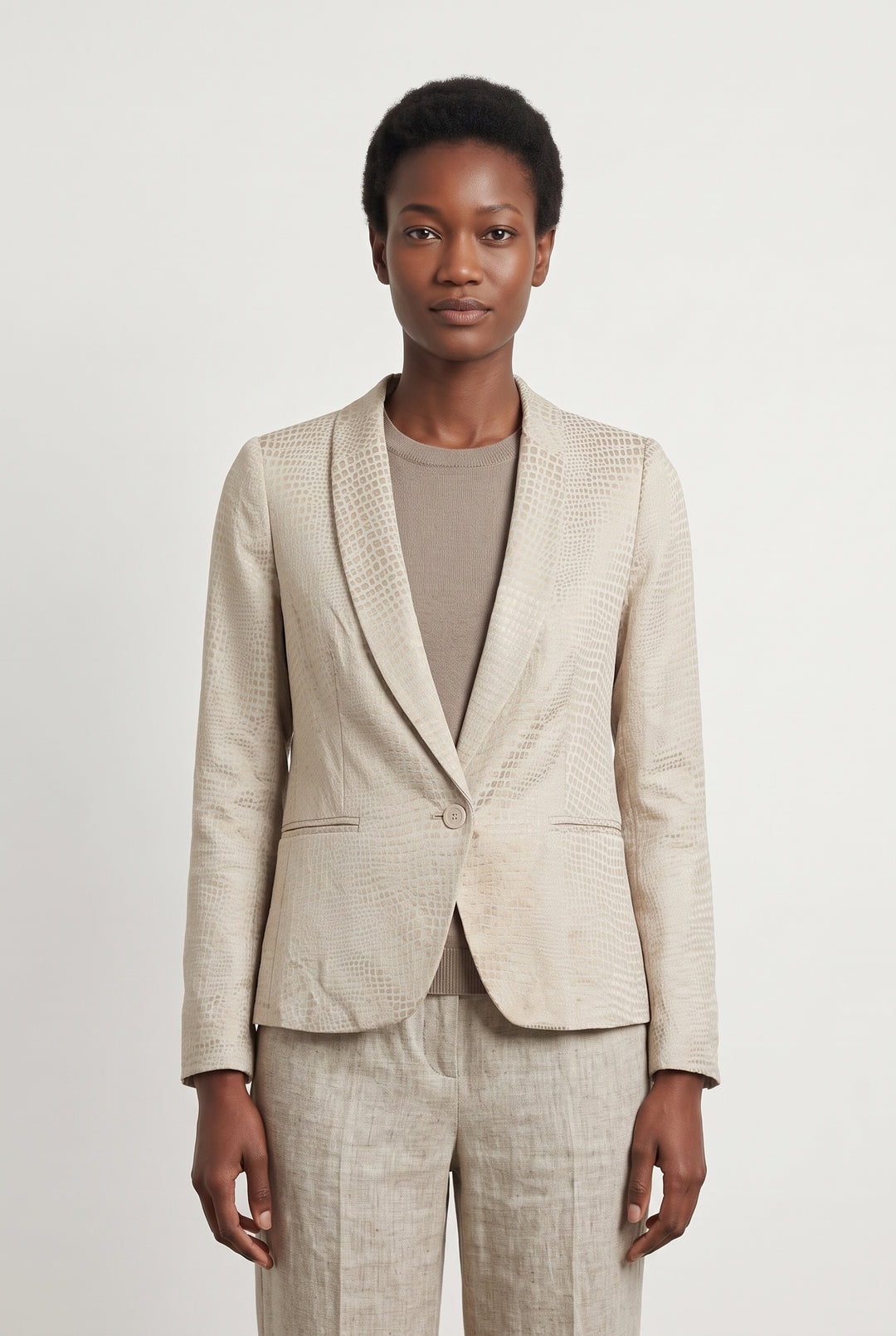 Blazer Beige - Taille S/36 de la marque Gerard Darel | PARAD121641 - Vendu par Paradigme - Image 1