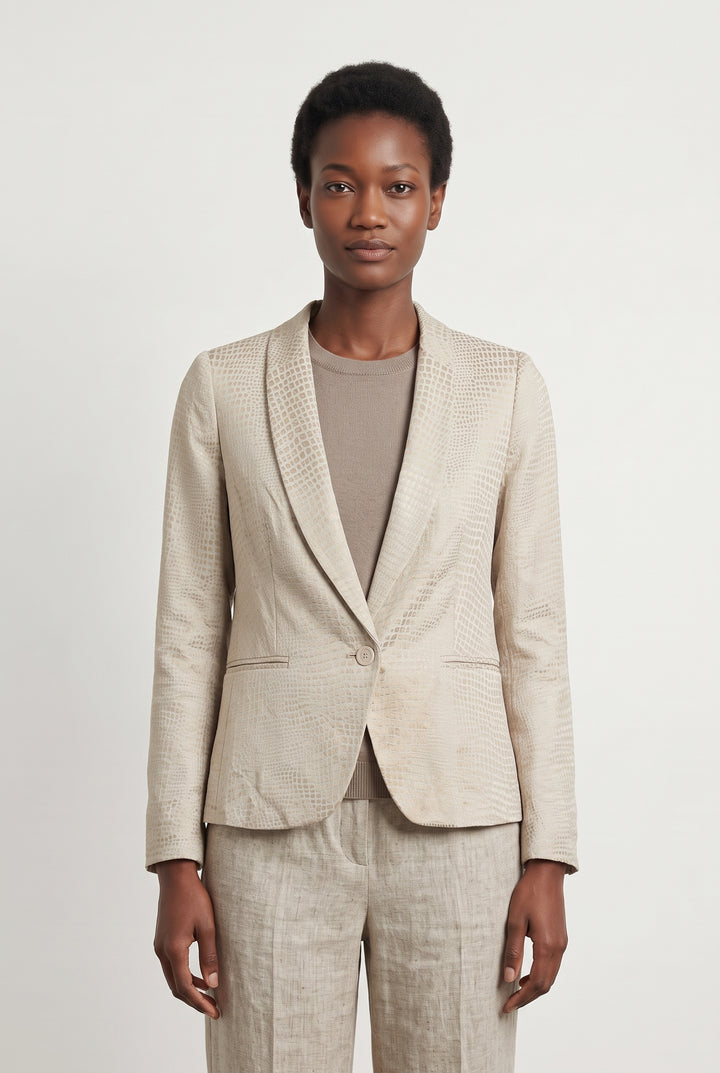 Blazer Beige - Taille S/36 de la marque Gerard Darel | PARAD121641 - Vendu par Paradigme - Image 1