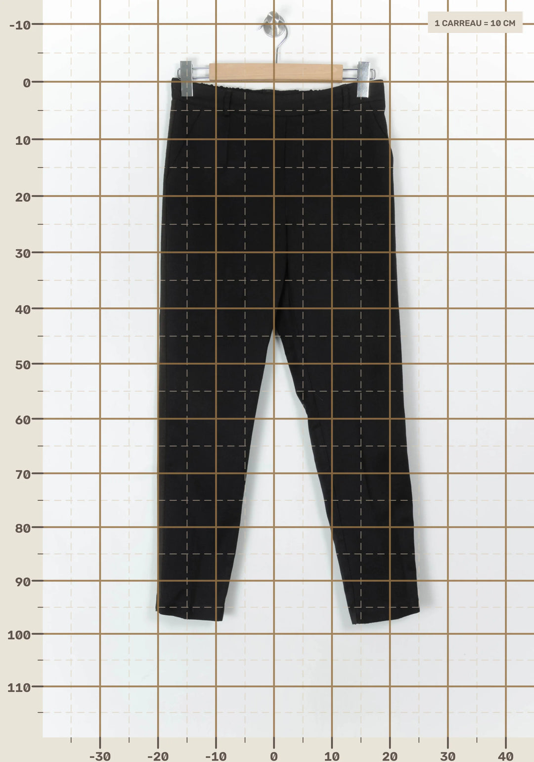 Pantalon Tailleur Noir - Taille M/38 de la marque Grace &amp; Mila | PARAD121642 - Vendu par Paradigme - Image 4