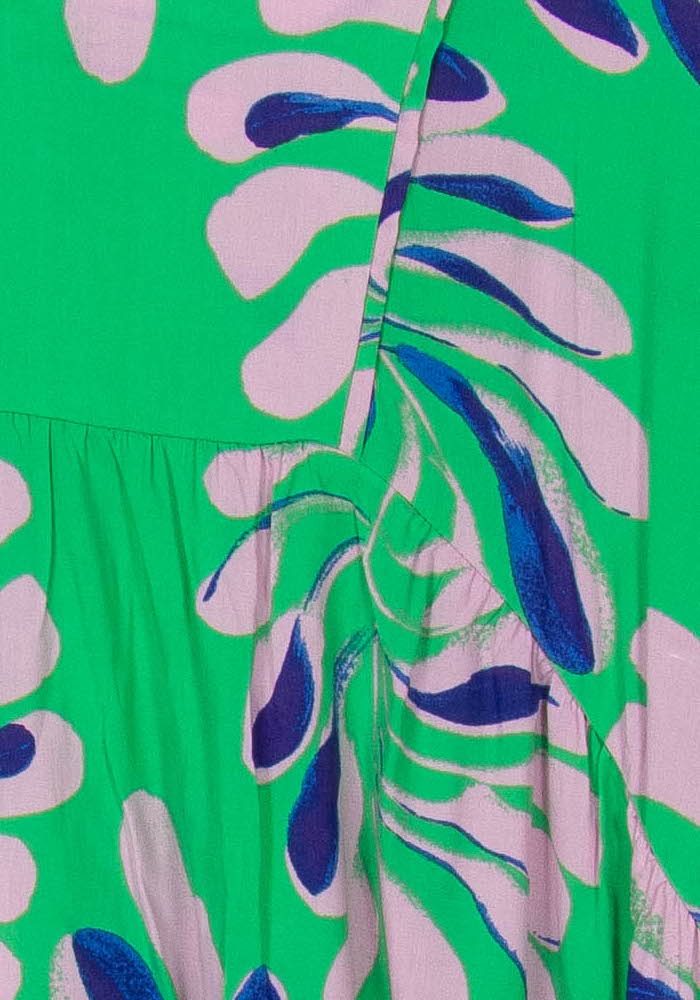 Robe Verte et Violette - Taille S/36 de la marque Grace &amp; Mila | PARAD121644 - Vendu par Paradigme - Image 3