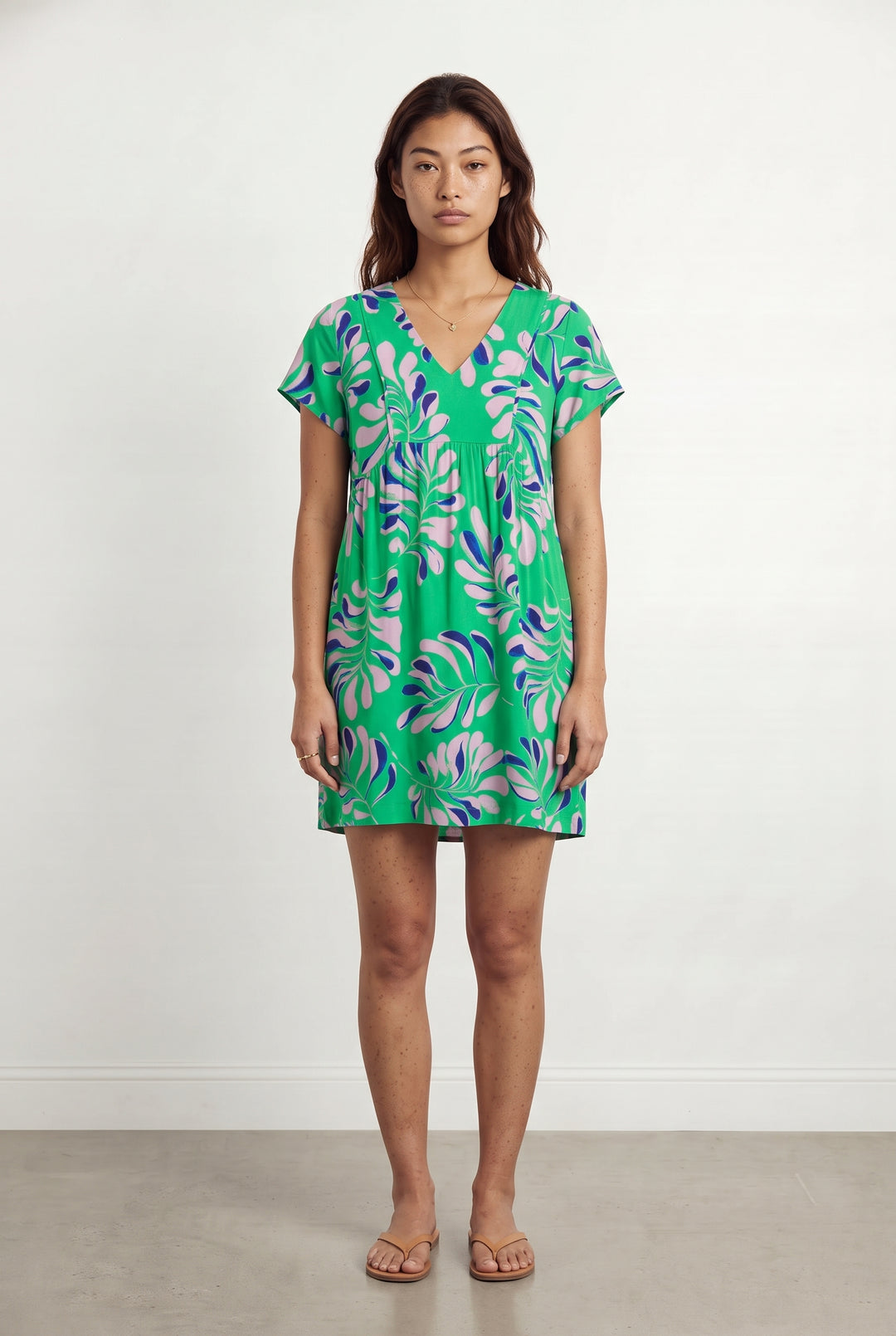 Robe Verte et Violette - Taille S/36 de la marque Grace &amp; Mila | PARAD121644 - Vendu par Paradigme - Image 1