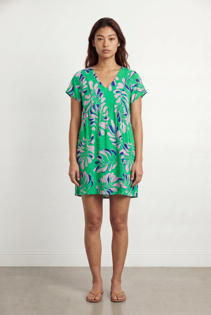 Robe Verte et Violette - Taille S/36 de la marque Grace &amp; Mila | PARAD121644 - Vendu par Paradigme - Image 1