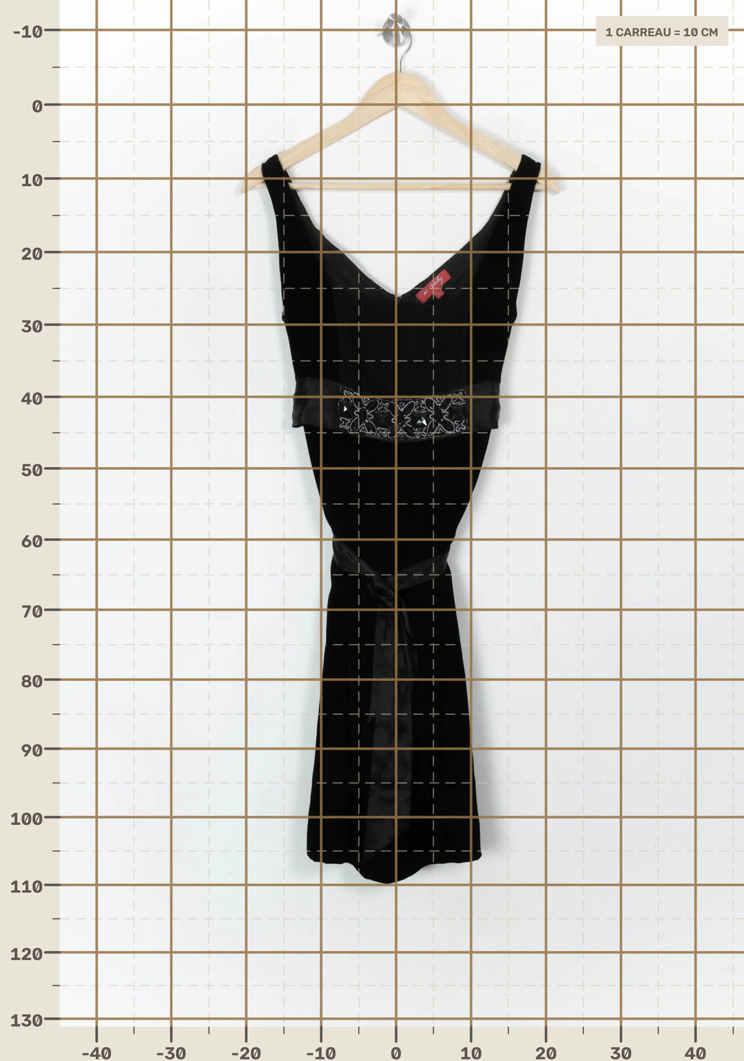 Robe Midi Noire - Taille L/40 de la marque Derhy | PARAD121651 - Vendu par Paradigme - Image 4
