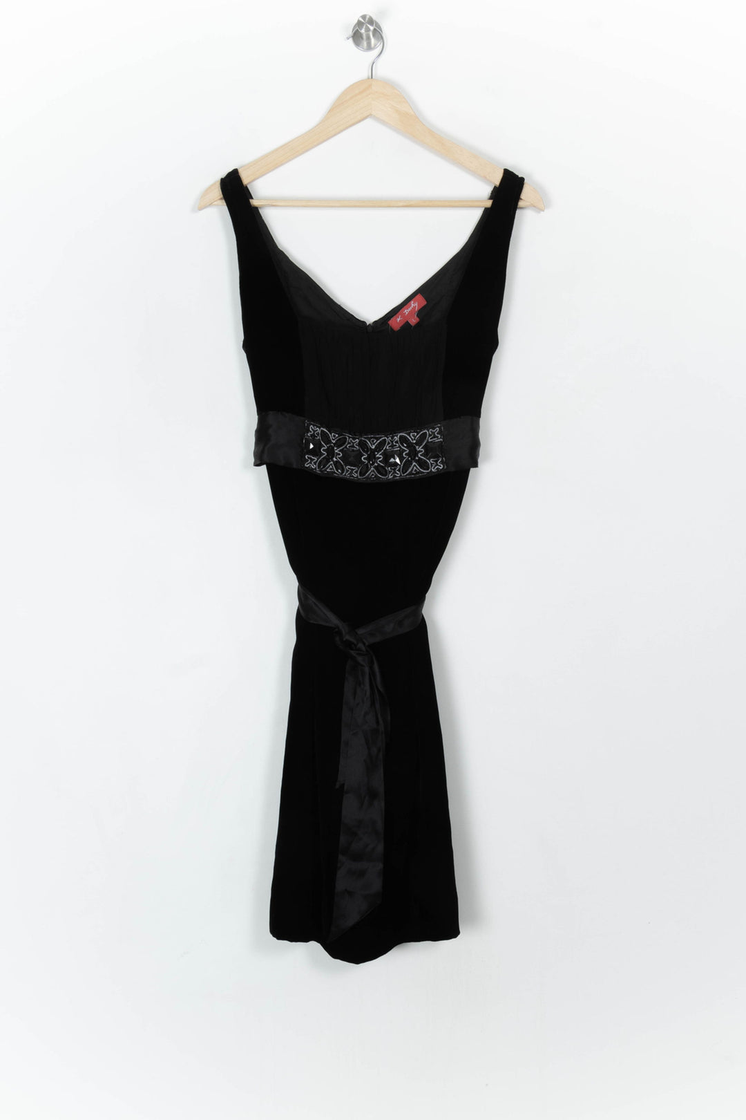 Robe Midi Noire - Taille L/40 de la marque Derhy | PARAD121651 - Vendu par Paradigme - Image 2