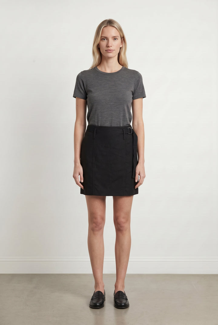 Jupe Courte Marron - Taille M/38 de la marque Comptoir des Cotonniers | PARAD121652 - Vendu par Paradigme - Image 1