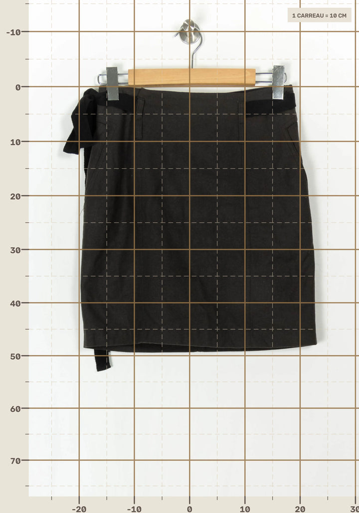 Jupe Courte Marron - Taille M/38 de la marque Comptoir des Cotonniers | PARAD121652 - Vendu par Paradigme - Image 4