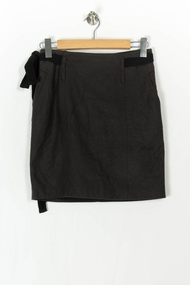 Jupe Courte Marron - Taille M/38 de la marque Comptoir des Cotonniers | PARAD121652 - Vendu par Paradigme - Image 2