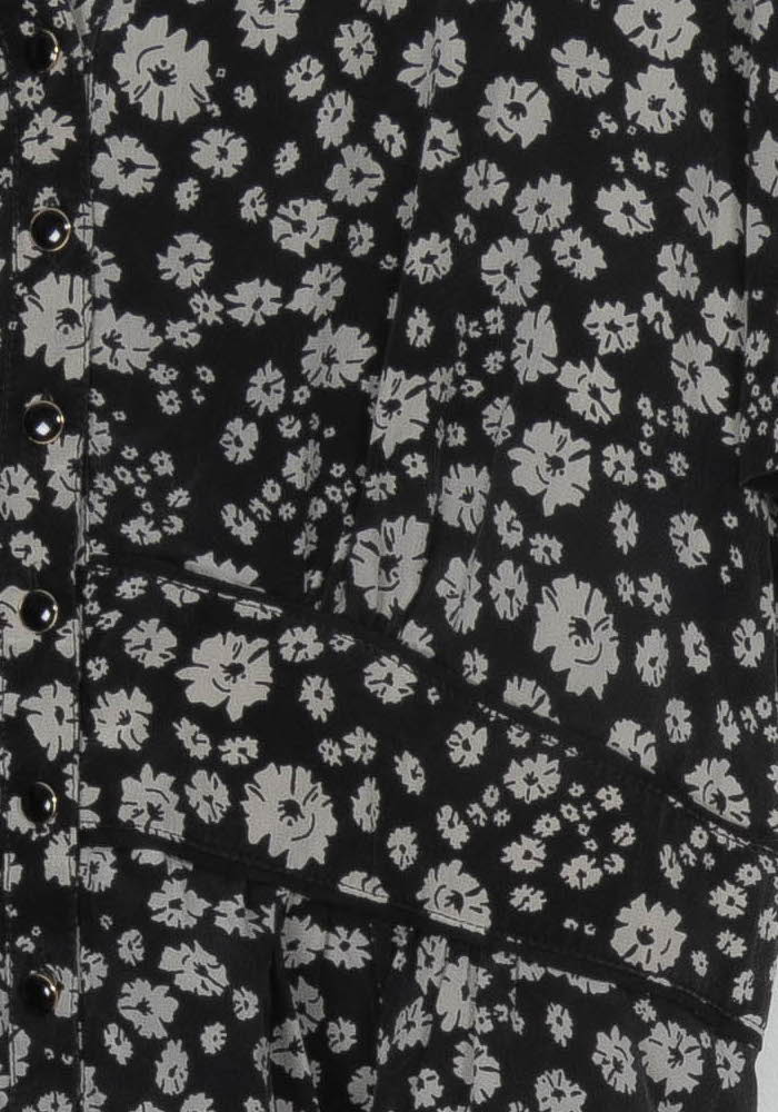 Robe Midi Noire et Blanche - Taille M/38 de la marque Gerard Darel | PARAD121655 - Vendu par Paradigme - Image 3