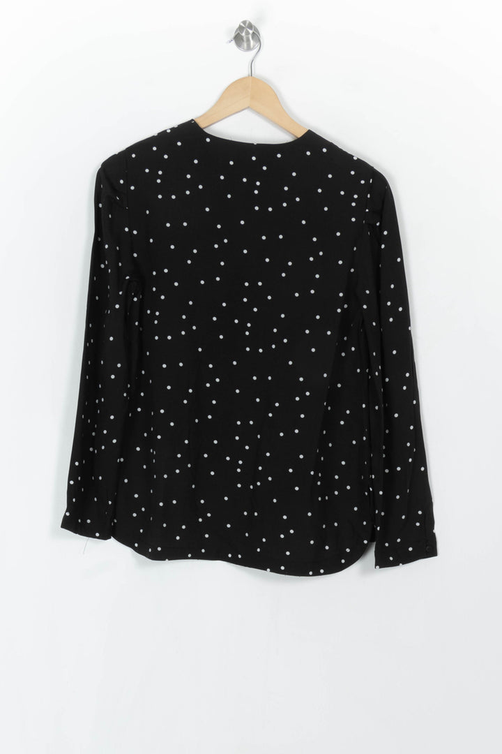 Blouse Noire à Pois Blancs - Taille S/36 de la marque Karl Marc John | PARAD121662 - Vendu par Paradigme - Image 5