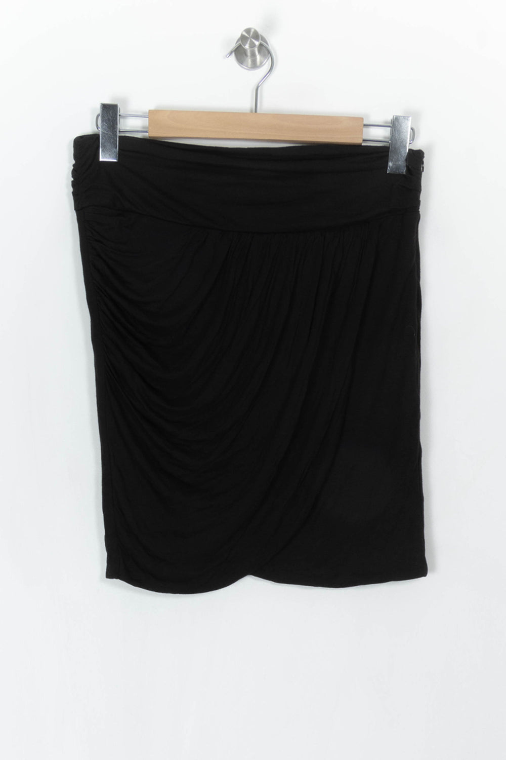 Jupe Drapée Noire - Taille L/40 de la marque IKKS | PARAD121663 - Vendu par Paradigme - Image 2