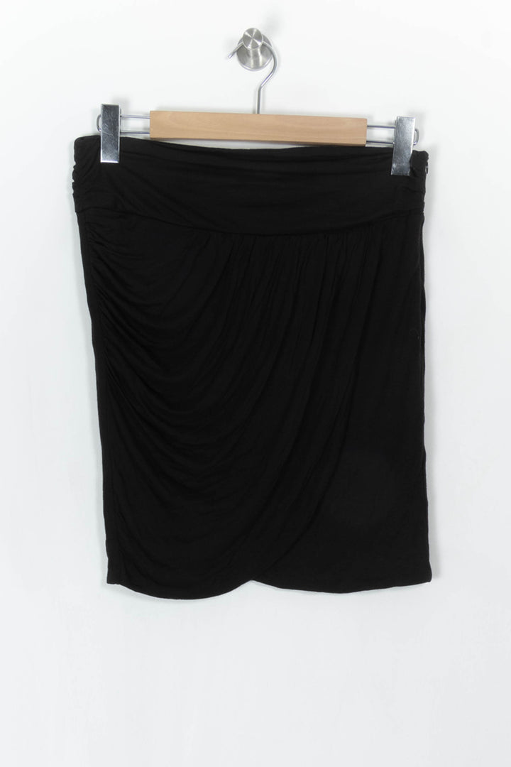 Jupe Drapée Noire - Taille L/40 de la marque IKKS | PARAD121663 - Vendu par Paradigme - Image 2