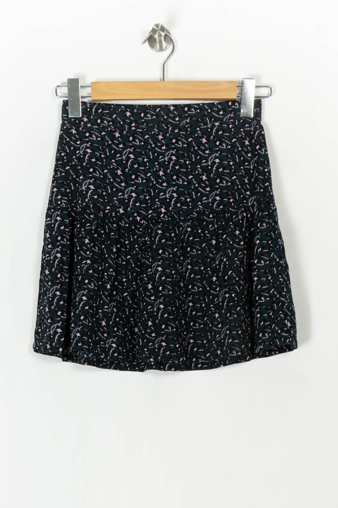 Jupe Courte Noire et Rose - Taille XS/34 de la marque Karl Marc John | PARAD121664 - Vendu par Paradigme - Image 2