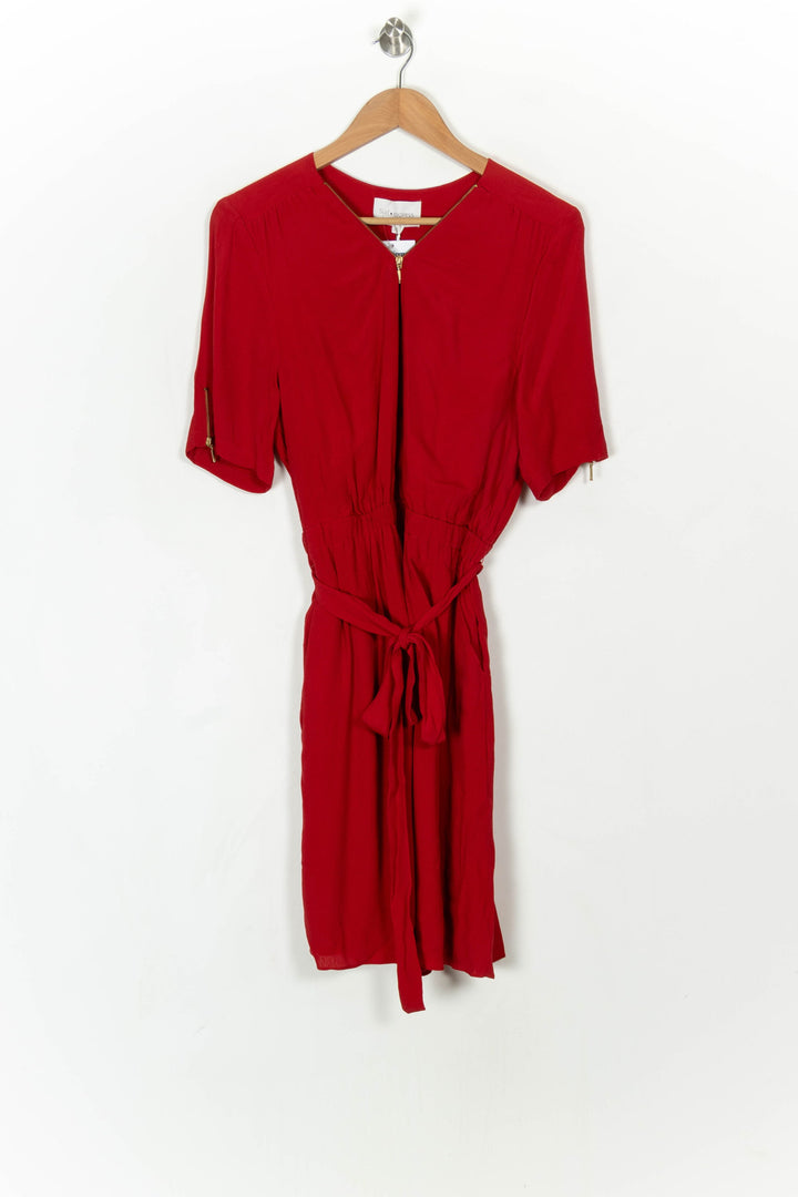 Robe Midi Rouge - Taille XL/42 de la marque Sud express | PARAD121667 - Vendu par Paradigme - Image 2