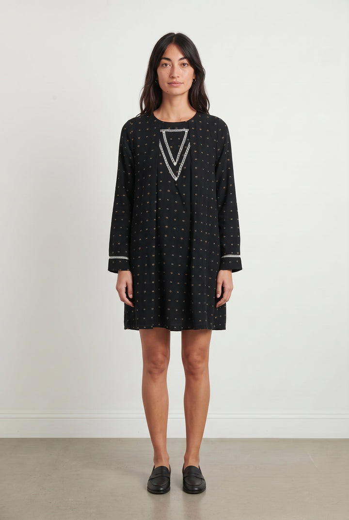 Robe Noire et Blanche - Taille XS/34 de la marque Karl Marc John | PARAD121669 - Vendu par Paradigme - Image 1
