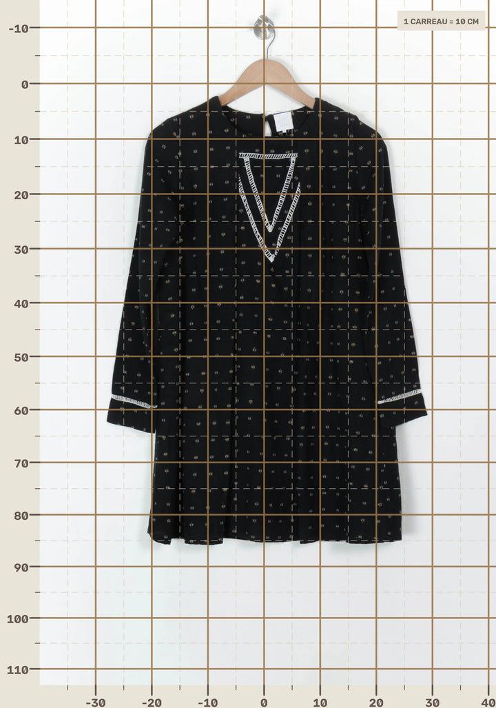 Robe Noire et Blanche - Taille XS/34 de la marque Karl Marc John | PARAD121669 - Vendu par Paradigme - Image 4