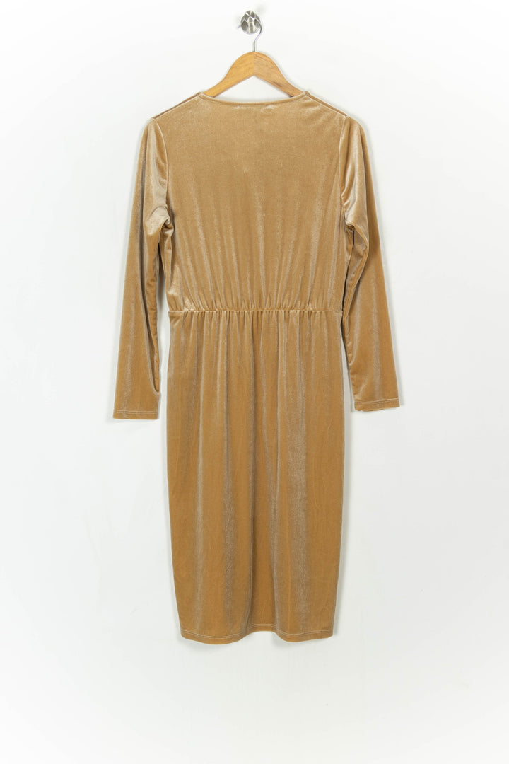 Robe Longue Dorée - Taille L/40 de la marque La Fée Maraboutée | PARAD121670 - Vendu par Paradigme - Image 5