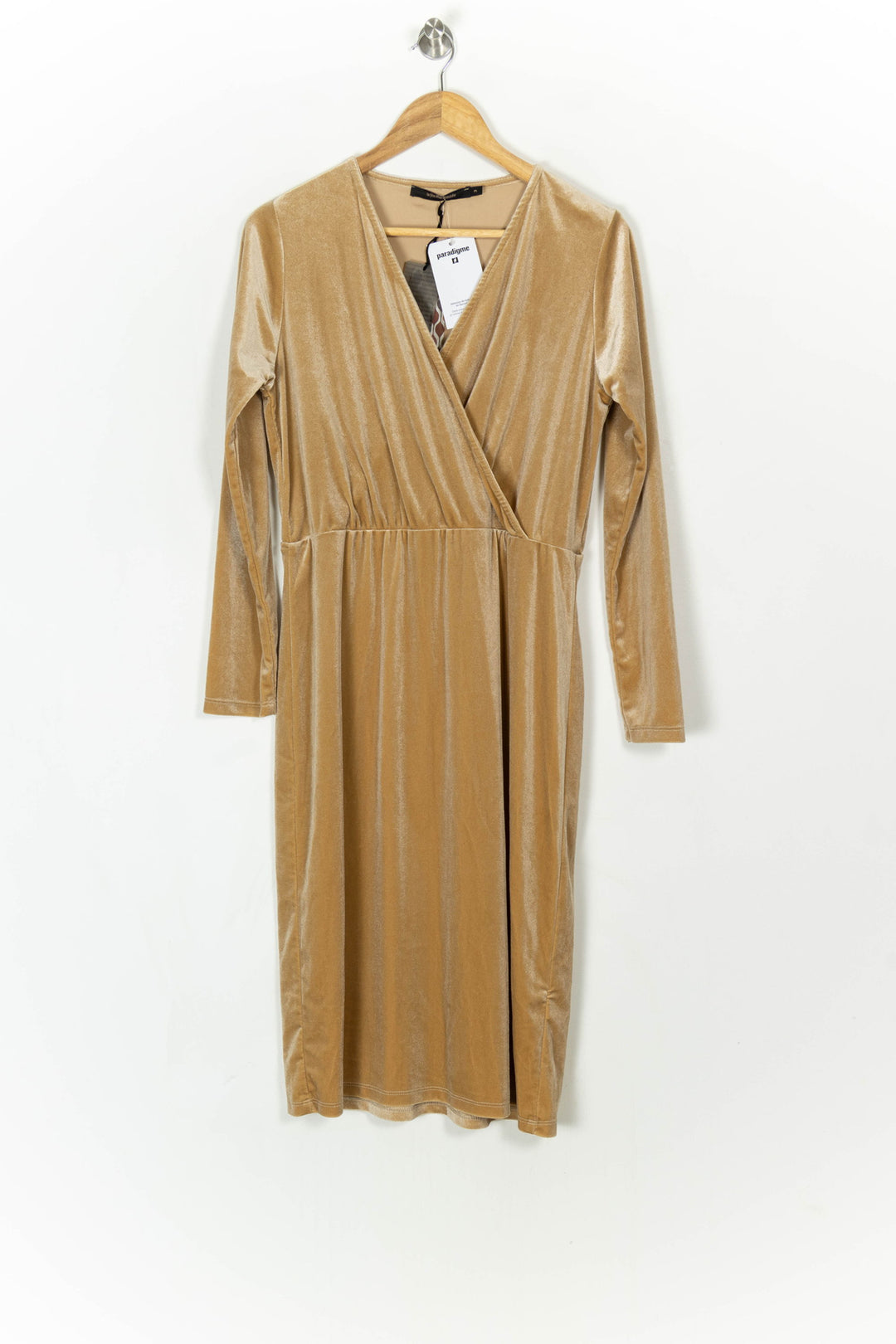 Robe Longue Dorée - Taille L/40 de la marque La Fée Maraboutée | PARAD121670 - Vendu par Paradigme - Image 2