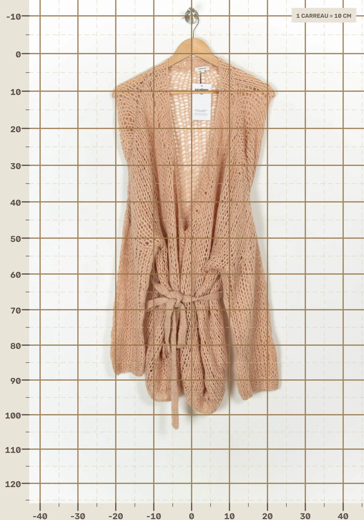 Gilet Rose - Taille M/38 de la marque Manoush | PARAD121671 - Vendu par Paradigme - Image 4