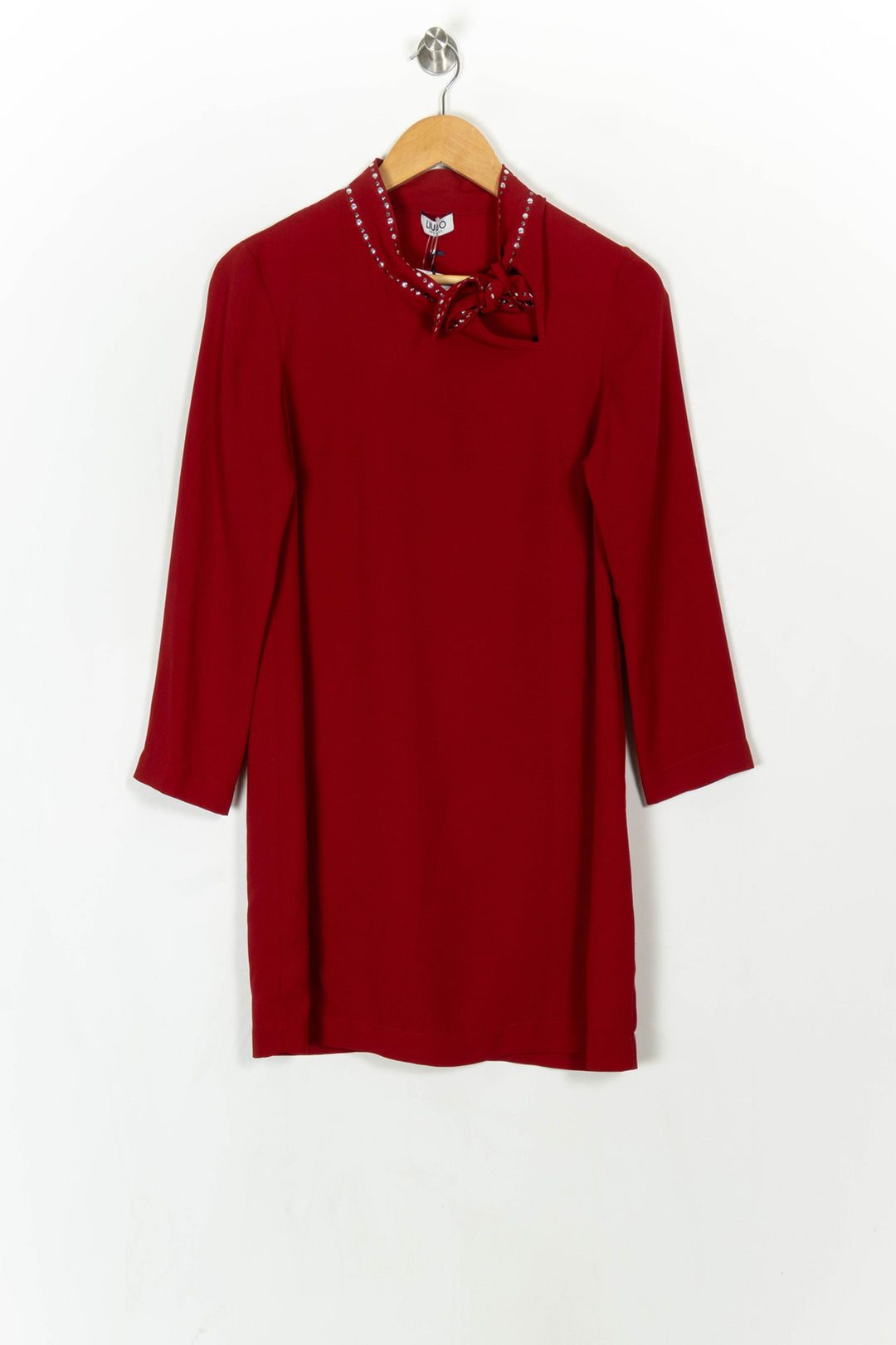 Robe Droite Bordeaux - Taille M/38 de la marque Liu Jo | PARAD121673 - Vendu par Paradigme - Image 2
