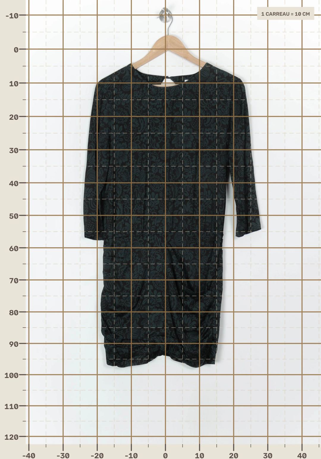 Robe Midi Noire - Taille L/40 de la marque ba&amp;sh | PARAD121674 - Vendu par Paradigme - Image 4