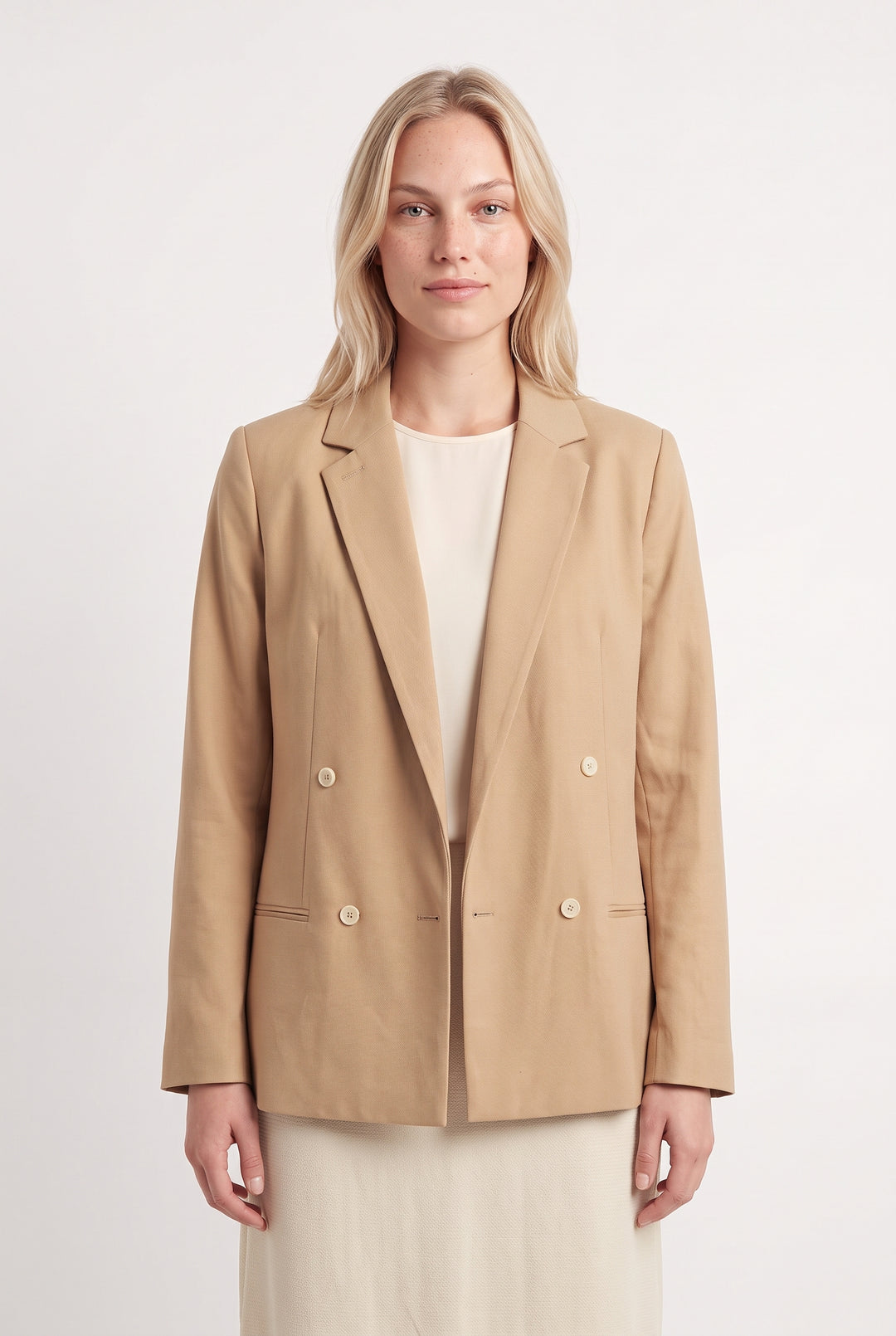 Blazer Beige - Taille L/40 de la marque Caroll | PARAD121678 - Vendu par Paradigme - Image 1