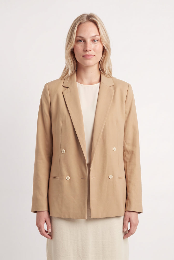 Blazer Beige - Taille L/40 de la marque Caroll | PARAD121678 - Vendu par Paradigme - Image 1