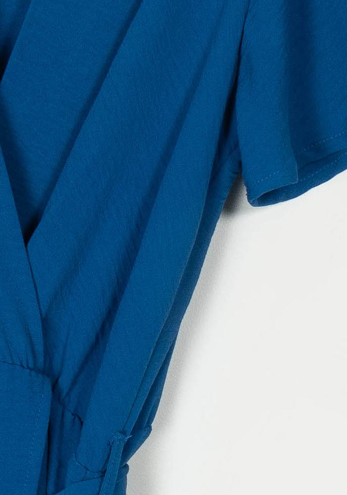 Robe Longue Bleue - Taille L/40 de la marque La Fée Maraboutée | PARAD121686 - Vendu par Paradigme - Image 3