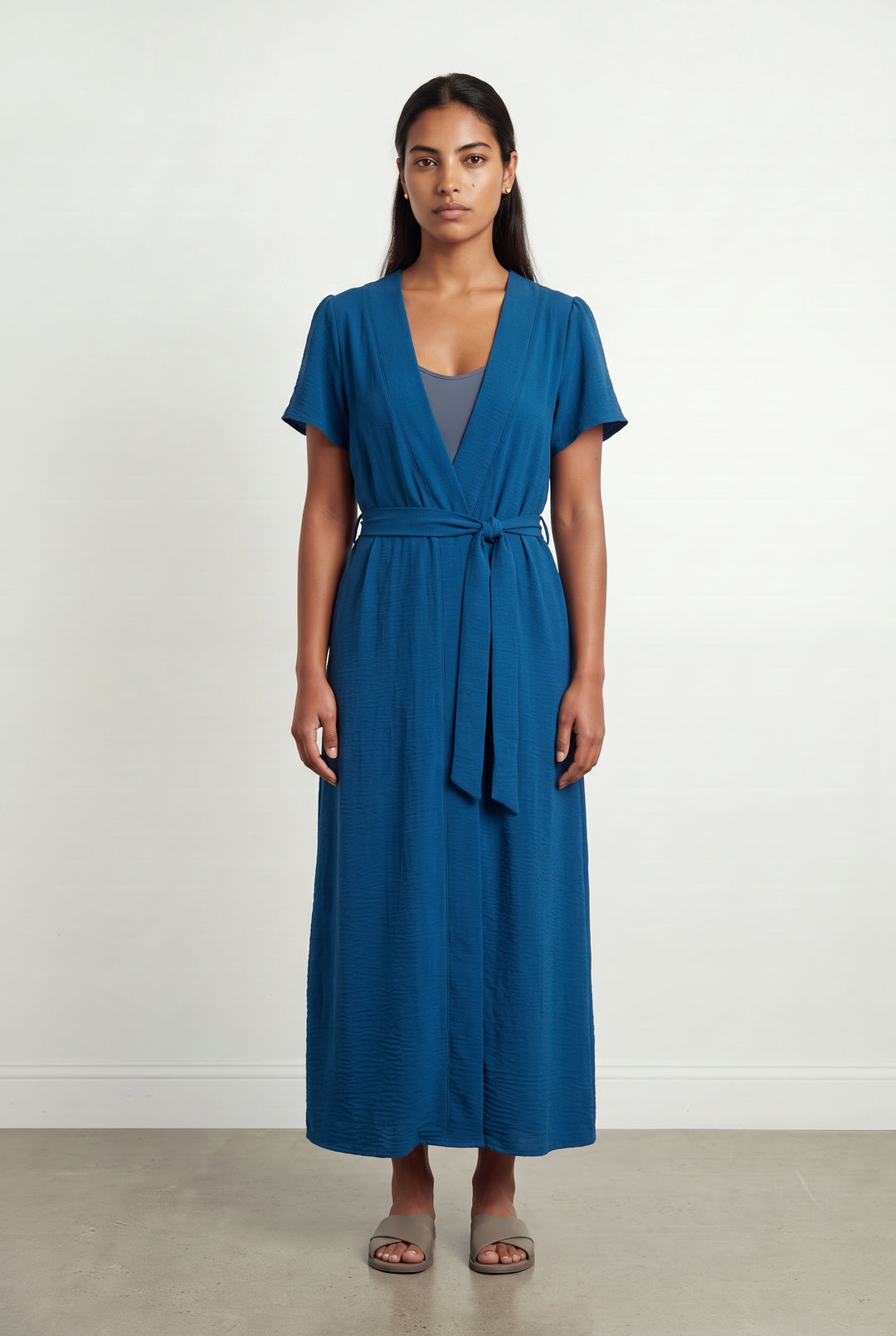 Robe Longue Bleue - Taille L/40 de la marque La Fée Maraboutée | PARAD121686 - Vendu par Paradigme - Image 1