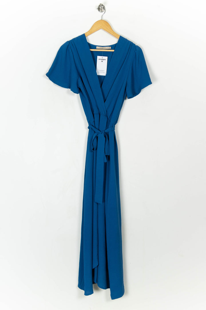 Robe Longue Bleue - Taille L/40 de la marque La Fée Maraboutée | PARAD121686 - Vendu par Paradigme - Image 2