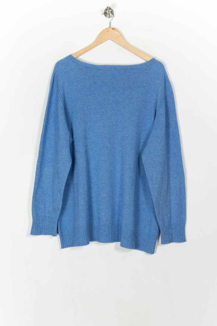 Pull Bleu - Taille XXL/44 de la marque Marina Rinaldi | PARAD121687 - Vendu par Paradigme - Image 5
