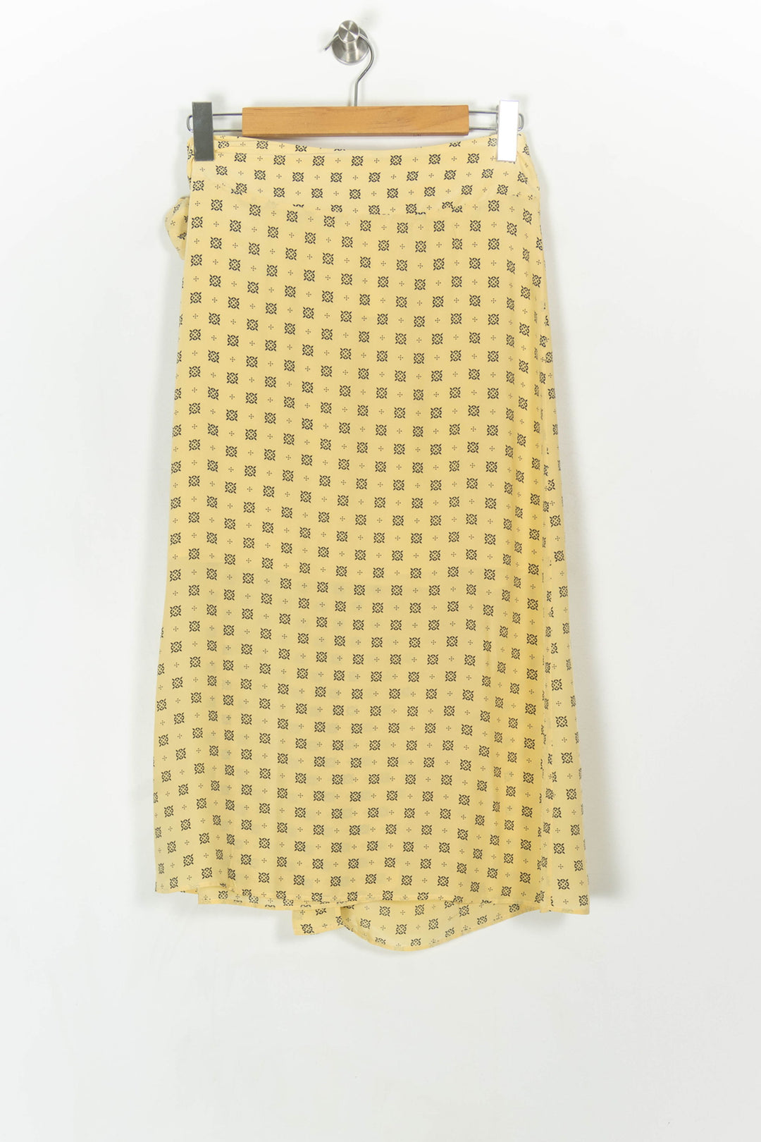 Jupe Portefeuille Jaune - Taille L/40 de la marque Claudie Pierlot | PARAD121691 - Vendu par Paradigme - Image 5