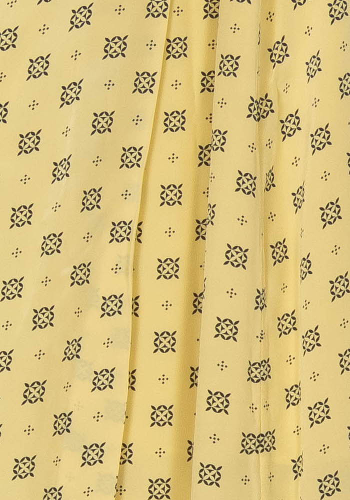 Jupe Portefeuille Jaune - Taille L/40 de la marque Claudie Pierlot | PARAD121691 - Vendu par Paradigme - Image 3