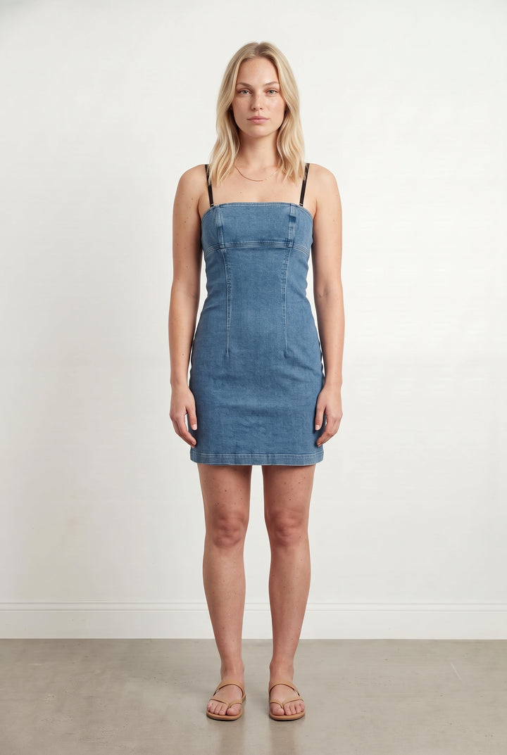 Robe Bustier Bleu - Taille L/40 de la marque Rouje | PARAD121692 - Vendu par Paradigme - Image 1