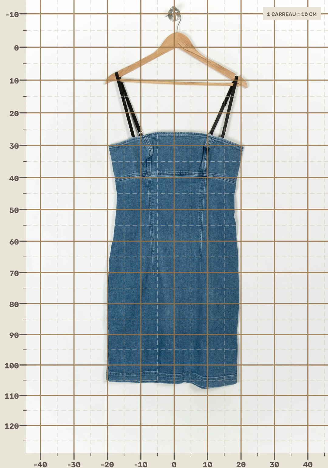 Robe Bustier Bleu - Taille L/40 de la marque Rouje | PARAD121692 - Vendu par Paradigme - Image 4