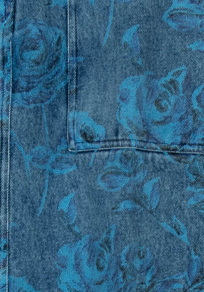 Jupe Crayon Bleue - Taille M/38 de la marque Manoush | PARAD121693 - Vendu par Paradigme - Image 3