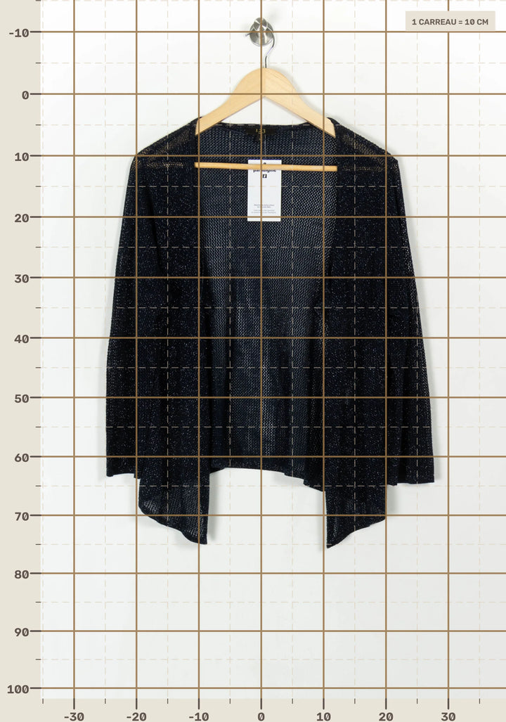 Gilet Bleu - Taille L/40 de la marque Maison 123 | PARAD121695 - Vendu par Paradigme - Image 4