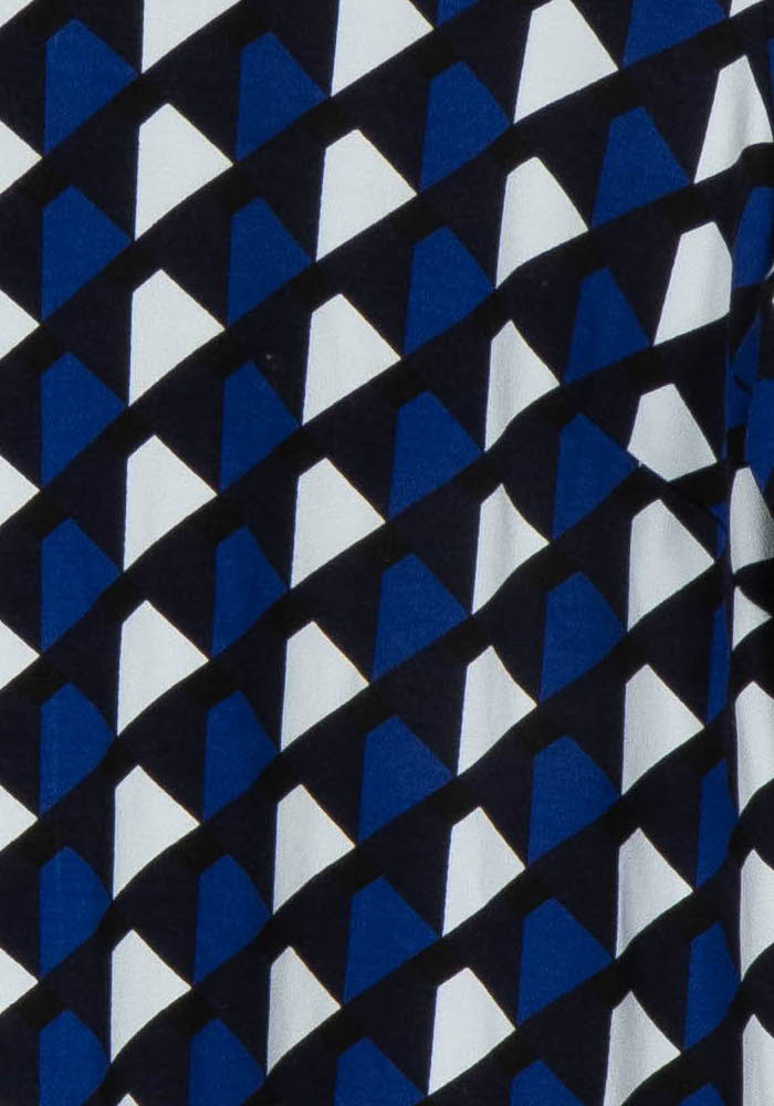 Robe Midi Bleue et Blanche - Taille XXXL/46 de la marque Maison 123 | PARAD121696 - Vendu par Paradigme - Image 3