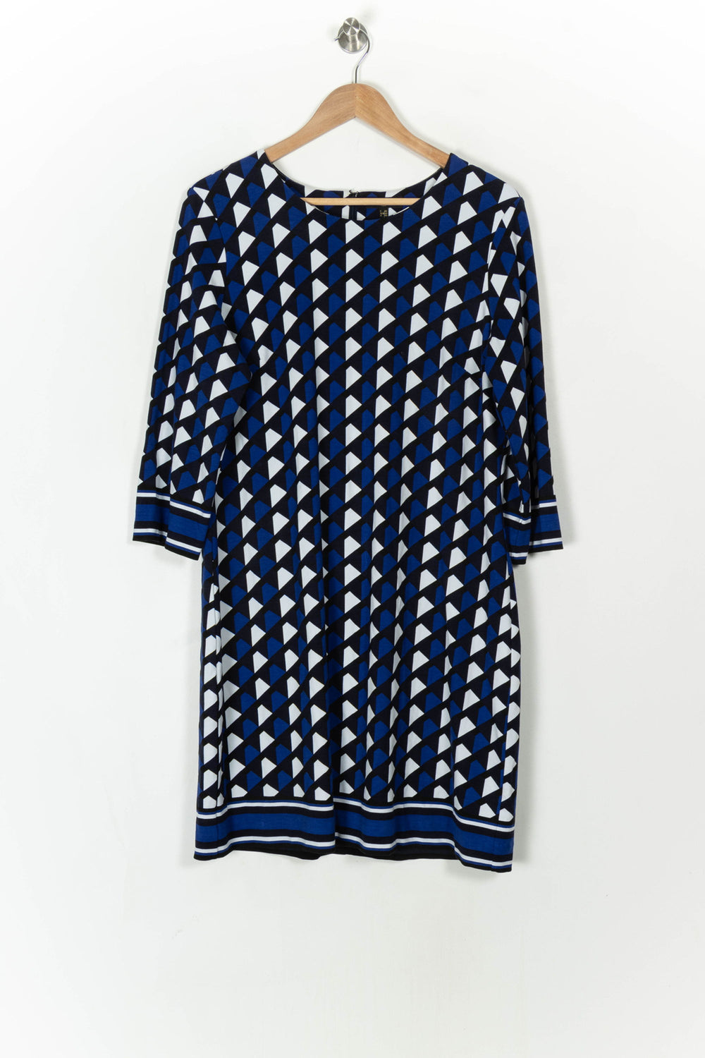 Robe Midi Bleue et Blanche - Taille XXXL/46 de la marque Maison 123 | PARAD121696 - Vendu par Paradigme - Image 2
