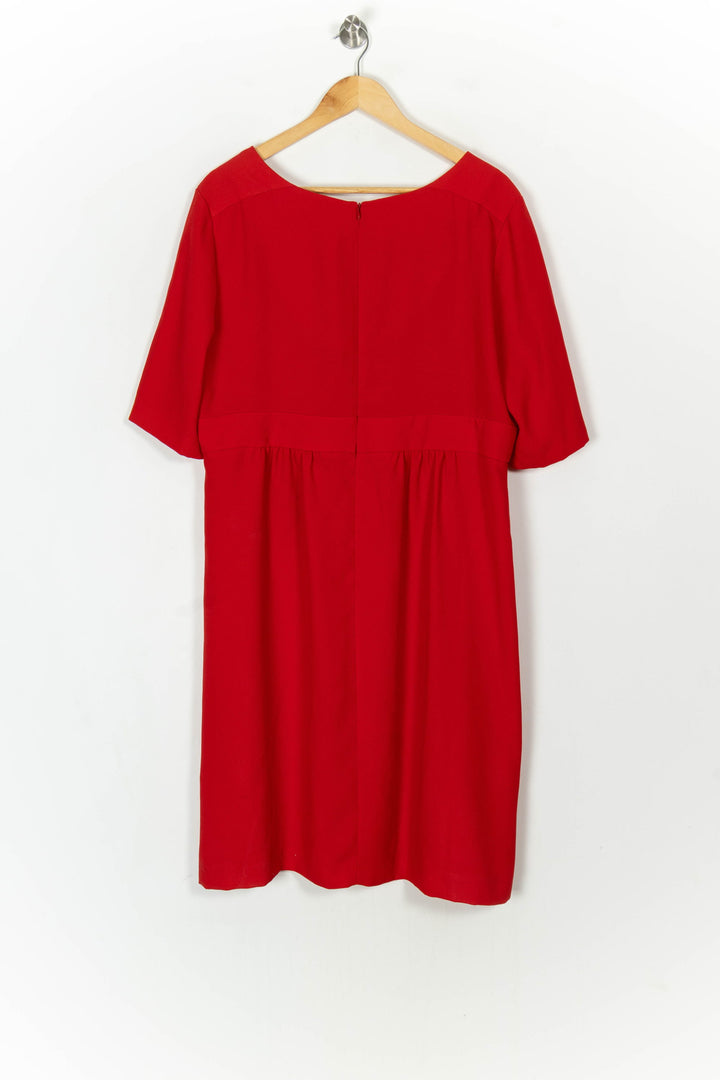 Robe Midi Rouge - Taille XL/42 de la marque Maison 123 | PARAD121698 - Vendu par Paradigme - Image 5