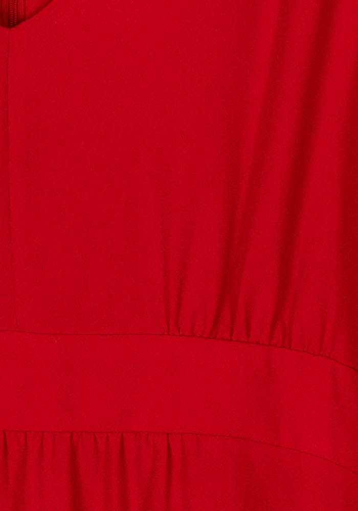 Robe Midi Rouge - Taille XL/42 de la marque Maison 123 | PARAD121698 - Vendu par Paradigme - Image 3