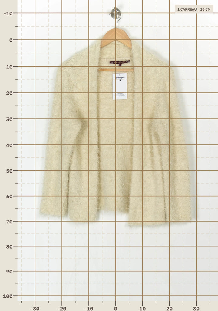 Gilet Beige - Taille S/36 de la marque La Fée Maraboutée | PARAD121702 - Vendu par Paradigme - Image 4