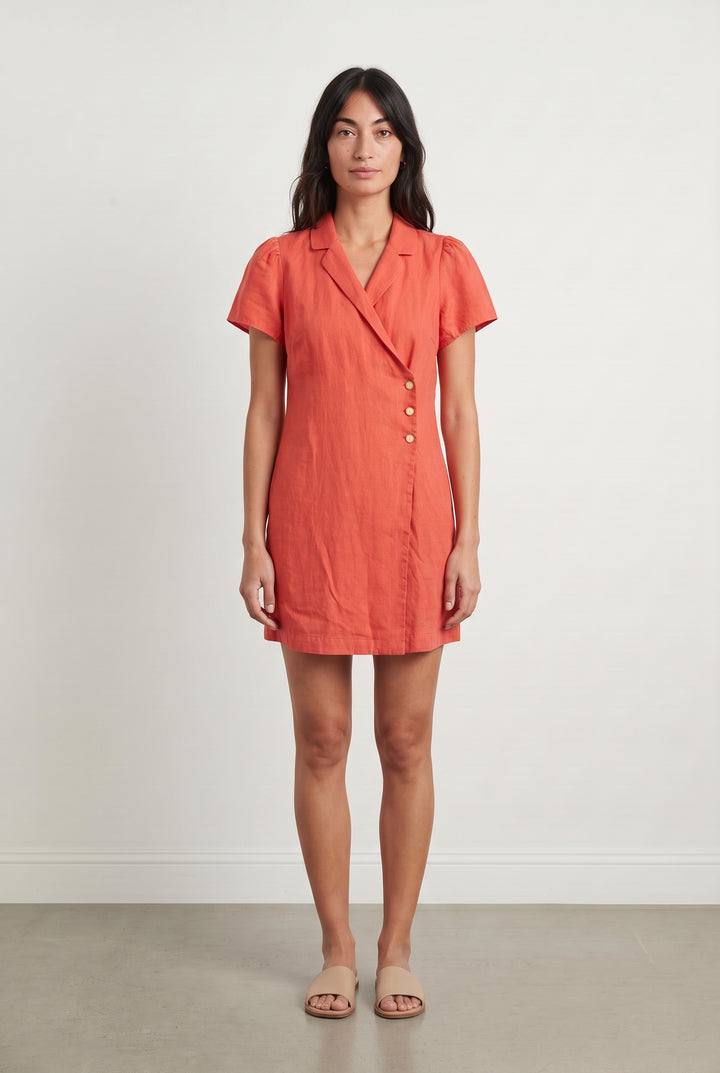 Robe Chemise Orange - Taille S/36 de la marque I.Code | PARAD121703 - Vendu par Paradigme - Image 1