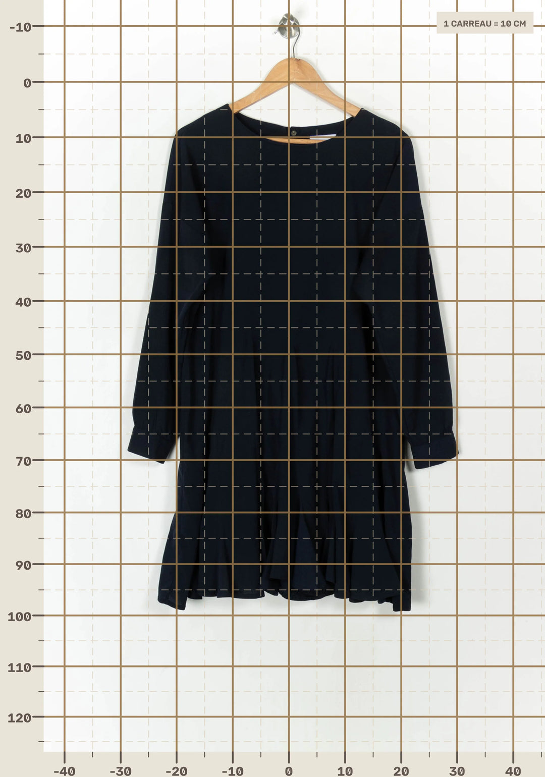 Robe Midi Bleue - Taille M/38 de la marque Modetrotter | PARAD121709 - Vendu par Paradigme - Image 4
