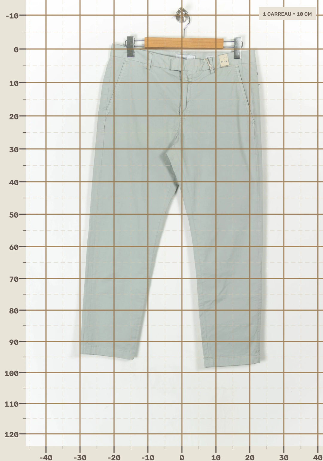 Chino Vert Clair - Taille XXL/44 de la marque Closed | PARAD121711 - Vendu par Paradigme - Image 4