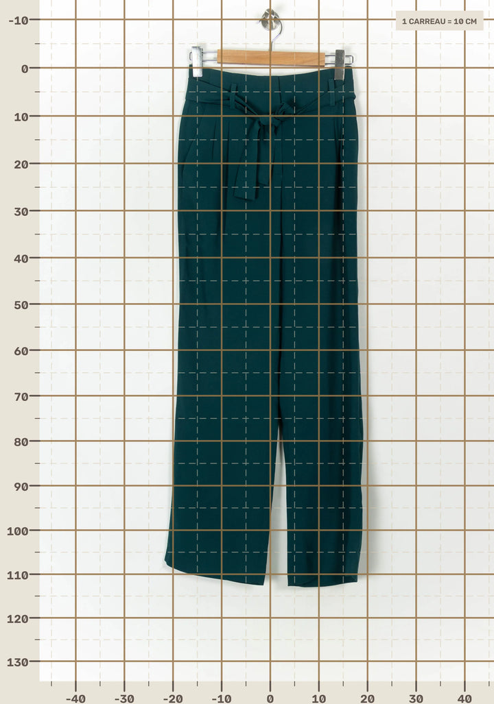 Pantalon Vert - Taille S/36 de la marque Laura Laval | PARAD121714 - Vendu par Paradigme - Image 4