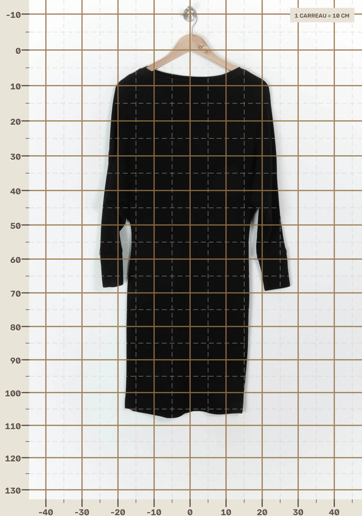Robe Pull Noire - Taille S/36 de la marque Tara Jarmon | PARAD121717 - Vendu par Paradigme - Image 4