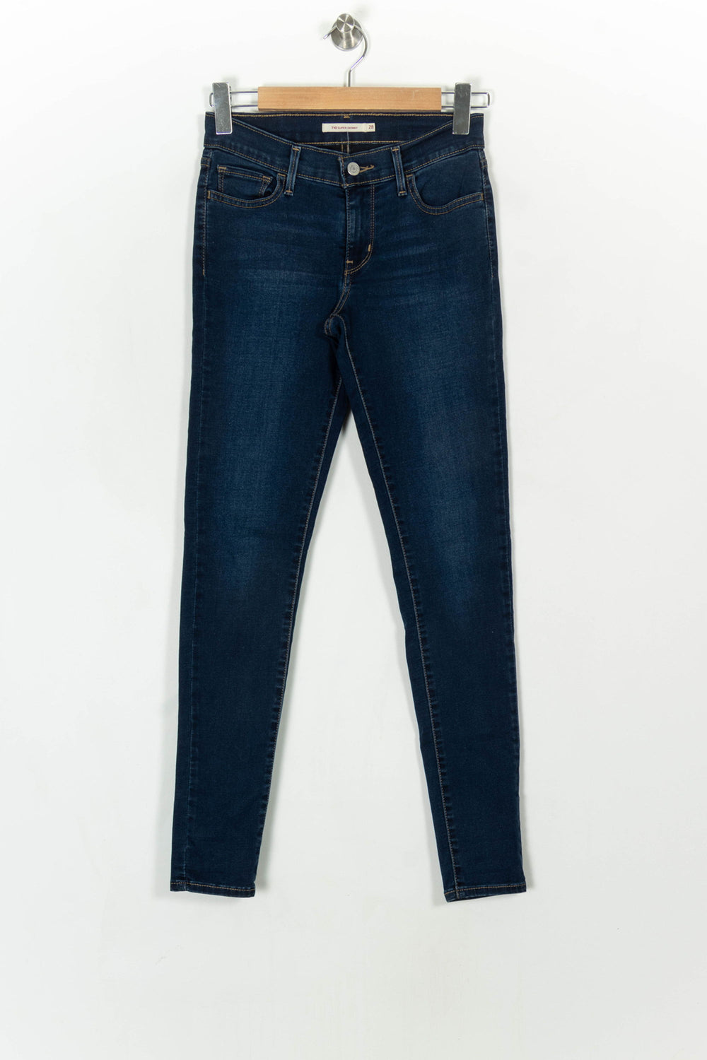 Jean Skinny Bleu - Taille M/38 de la marque Levi's | PARAD121718 - Vendu par Paradigme - Image 2