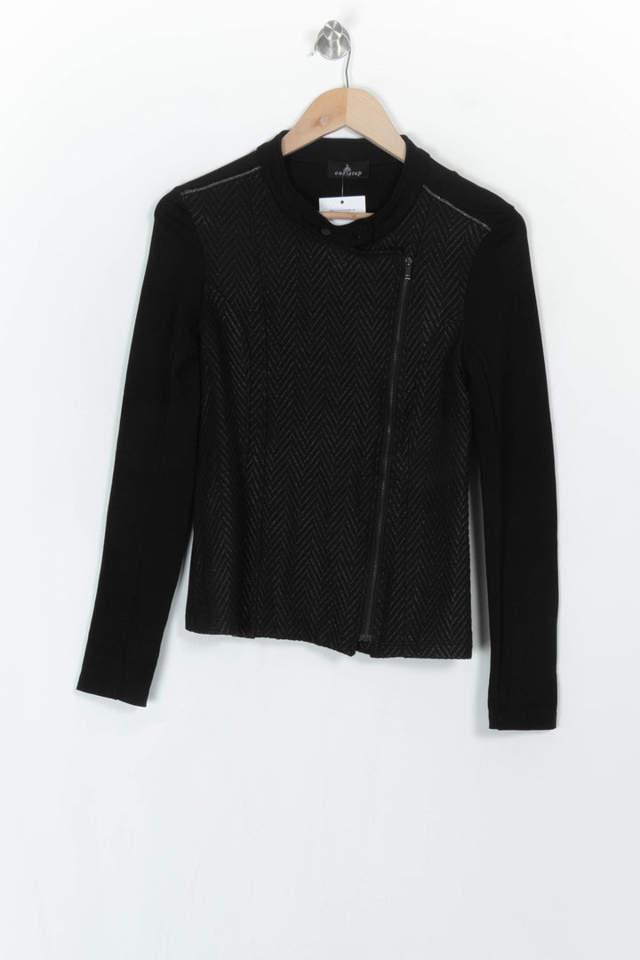 Veste Noire - Taille S/36 de la marque One Step | PARAD121720 - Vendu par Paradigme - Image 2